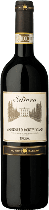29,95 € Envio grátis | Vinho tinto Tenute del Cerro Silìneo D.O.C.G. Vino Nobile di Montepulciano Itália Sangiovese Garrafa 75 cl