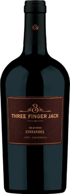 25,95 € Free Shipping | Red wine Three Fingers Old Vine I.G. Lodi United States Zinfandel Bottle 75 cl