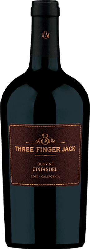 25,95 € Envio grátis | Vinho tinto Three Fingers Old Vine I.G. Lodi Estados Unidos Zinfandel Garrafa 75 cl