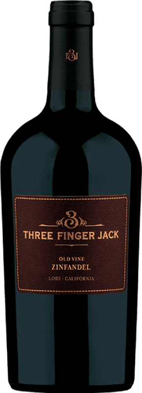 29,95 € 送料無料 | 赤ワイン Three Fingers Old Vines — 古木 I.G. Lodi アメリカ Zinfandel — ジンファンデル 75 cl