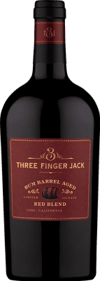 25,95 € Free Shipping | Red wine Three Fingers Red Blend I.G. Lodi United States Tempranillo, Merlot, Syrah, Petite Syrah, Tannat Bottle 75 cl