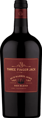 31,95 € Spedizione Gratuita | Vino Rosso Three Fingers Blend I.G. Lodi stati Uniti Tempranillo, Merlot, Syrah, Petite Syrah, Tannat 75 cl