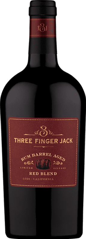 25,95 € Free Shipping | Red wine Three Fingers Red Blend I.G. Lodi United States Tempranillo, Merlot, Syrah, Petite Syrah, Tannat Bottle 75 cl