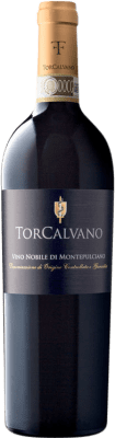 21,95 € Бесплатная доставка | Красное вино Torcalvano D.O.C.G. Vino Nobile di Montepulciano Италия Prugnolo Gentile бутылка 75 cl