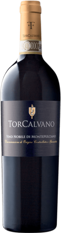 17,95 € Envio grátis | Vinho Tinto Torcalvano D.O.C.G. Vino Nobile di Montepulciano Itália Prugnolo Gentile 75 cl