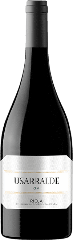 58,95 € 免费送货 | 红酒 Usarralde GV D.O.Ca. Rioja 拉里奥哈 西班牙 Grenache 瓶子 75 cl