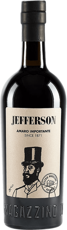 46,95 € Envio grátis | Amaro Magazzino Doganale Jefferson Importante Itália 70 cl