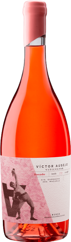 23,95 € Kostenloser Versand | Rosé-Wein Víctor Ausejo Rosado D.O.Ca. Rioja La Rioja Spanien Grenache, Mazuelo Flasche 75 cl