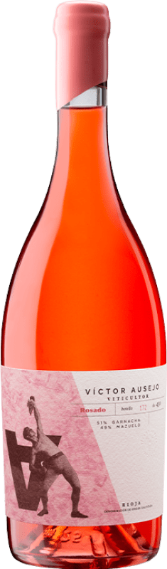 18,95 € Kostenloser Versand | Roséwein Víctor Ausejo Rosado D.O.Ca. Rioja La Rioja Spanien Grenache, Mazuelo Flasche 75 cl