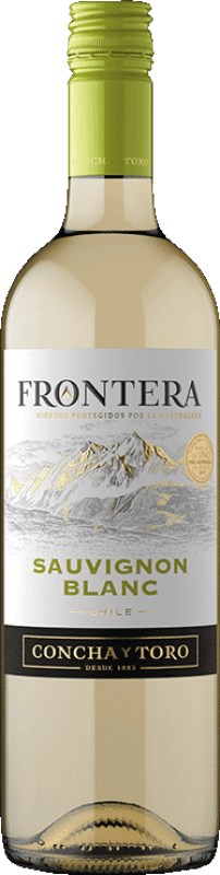 19,95 € Бесплатная доставка | Белое вино Concha y Toro Frontera I.G. Valle Central Центральная долина Чили Sauvignon — Совиньон Бутылка Магнум 1,5 L
