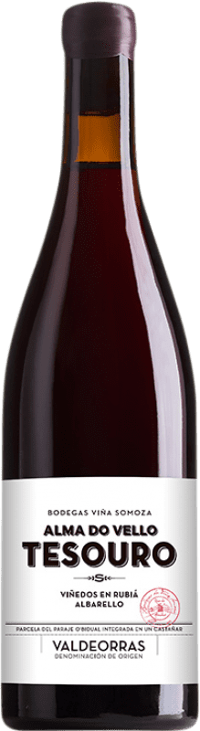 49,95 € Free Shipping | Red wine Viña Somoza Alma do Vello Tesouro D.O. Valdeorras Galicia Spain Brancellao Bottle 75 cl