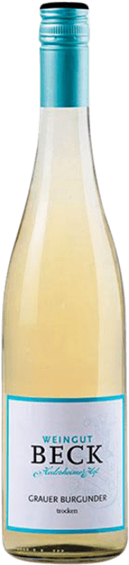 19,95 € Envio grátis | Vinho branco Beck Hedesheimer-Hof Q.b.A. Rheinhessen Rheinhessen Alemanha Pinot Cinza Garrafa 75 cl