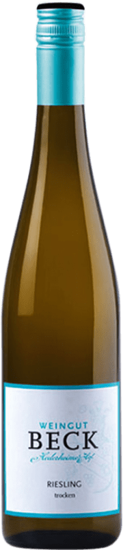 9,95 € 免费送货 | 白酒 Beck Hedesheimer-Hof 干 V.D.P. Gutswein Rheinhessen 德国 Riesling 瓶子 75 cl