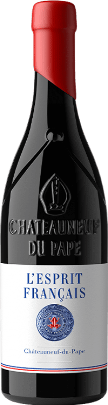 45,95 € Бесплатная доставка | Красное вино Xavier Vignon L'Esprit Français Vendémiaire II Рона Франция Syrah, Grenache, Monastrell бутылка 75 cl