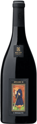 84,95 € Free Shipping | Red wine Xavier Vignon Arcane IX L'Hermite A.O.C. Gigondas France Syrah, Grenache, Mourvèdre, Picapoll Black Magnum Bottle 1,5 L