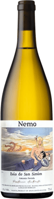 33,95 € Kostenloser Versand | Weißwein Antonio Portela Nemo Galizien Spanien Albariño Flasche 75 cl