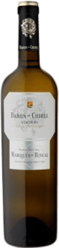 113,95 € Envío gratis | Vino blanco Marqués de Riscal Castilla y León España Verdejo Botella Magnum 1,5 L