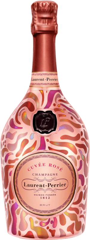 159,95 € Envio grátis | Espumante rosé Laurent Perrier Brut A.O.C. Champagne Champagne França Pinot Preto Garrafa 75 cl