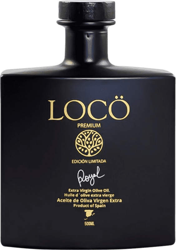 36,95 € Spedizione Gratuita | Olio d'Oliva Locö EVO Extra Vergine Spagna Bottiglia Medium 50 cl