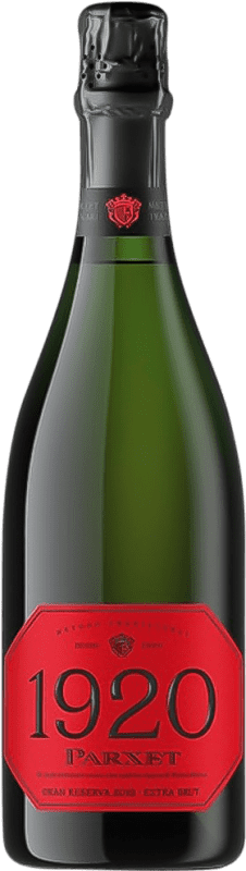 31,95 € Free Shipping | White Sparkling Wine Parxet 1920 D.O. Cava Catalonia Spain Pansa Bottle 75 cl