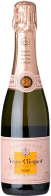 38,95 € Free Shipping | Rosé sparkling Veuve Clicquot Rosé Brut A.O.C. Champagne Champagne France Pinot Black, Chardonnay, Pinot Meunier Half Bottle 37 cl