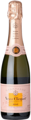 39,95 € Free Shipping | Rosé Sparkling Wine Veuve Clicquot Brut Rosé A.O.C. Champagne Champagne France Pinot Noir, Chardonnay, Pinot Meunier Half Bottle 37 cl