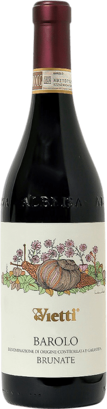 298,95 € Envio grátis | Vinho tinto Vietti D.O.C.G. Barolo Itália Nebbiolo Garrafa 75 cl