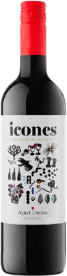 10,95 € 免费送货 | 红酒 Albet i Noya Icones Tinto 年轻的 D.O. Penedès 加泰罗尼亚 西班牙 Tempranillo, Cabernet Sauvignon, Grenache Tintorera 瓶子 75 cl