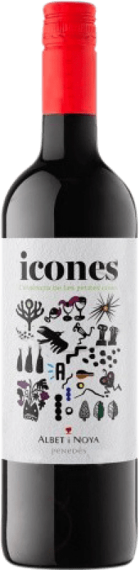 9,95 € Free Shipping | Red wine Albet i Noya Icones Tinto Young D.O. Penedès Catalonia Spain Tempranillo, Cabernet Sauvignon, Grenache Tintorera Bottle 75 cl