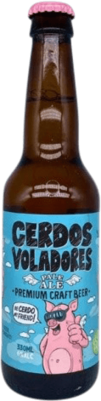 3,95 € Envoi gratuit | Bière Barcelona Beer Cerdos Voladores Pale Ale Espagne Bouteille Tiers 33 cl