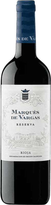 846,95 € Free Shipping | Red wine Marqués de Vargas Reserve D.O.Ca. Rioja The Rioja Spain Tempranillo, Grenache Tintorera, Carignan Melchor Bottle 18 L