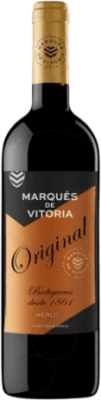 13,95 € Free Shipping | Red wine Marqués de Vitoria Original Young D.O.Ca. Rioja The Rioja Spain Bottle 75 cl