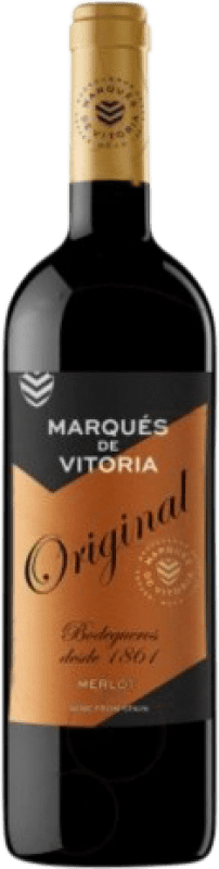 13,95 € Free Shipping | Red wine Marqués de Vitoria Original Young D.O.Ca. Rioja The Rioja Spain Bottle 75 cl