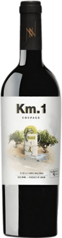 15,95 € Envoi gratuit | Vin rouge Tianna Negre Km 1 Negre Jeune I.G.P. Vi de la Terra de Mallorca Îles Baléares Espagne Bouteille 75 cl