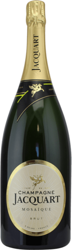 1 301,95 € Kostenloser Versand | Weißwein Jacquart Mosaique Brut Große Reserve A.O.C. Champagne Champagner Frankreich Pinot Schwarz, Chardonnay, Pinot Meunier Nebukadnezar Flasche 15 L