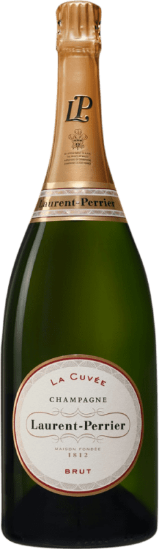149,95 € Free Shipping | White Wine Laurent Perrier Brut Grand Reserve — Long Barrel-Aged A.O.C. Champagne Champagne France Magnum Bottle 1,5 L