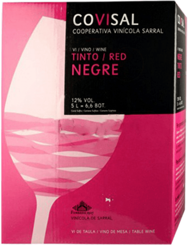 19,95 € Free Shipping | Red Wine Sarral Young Catalonia Spain Bag in Box 5 L