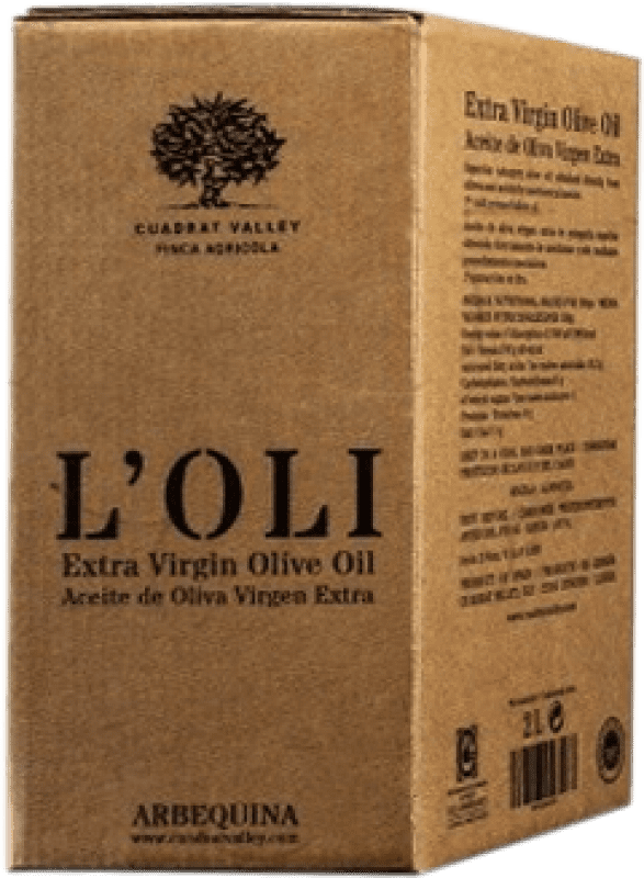 86,95 € Kostenloser Versand | Olivenöl Cuadrat Valley Spanien Bag in Box 5 L