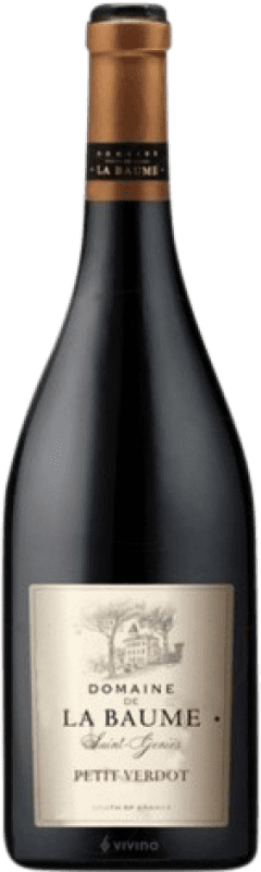 10,95 € Free Shipping | Red Wine Domaine de La Baume Saint Genies Crianza — Aged I.G.P. Vin de Pays d'Oc Languedoc-Roussillon France Petit Verdot Bottle 75 cl