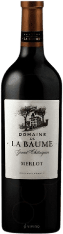 10,95 € Free Shipping | Red Wine Domaine de La Baume Thermes Crianza — Aged I.G.P. Vin de Pays d'Oc Languedoc-Roussillon France Cabernet Sauvignon Bottle 75 cl