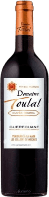 6,95 € Kostenloser Versand | Rotwein Domaine Toulal Guerrouane Negre Jung Marokko Flasche 75 cl