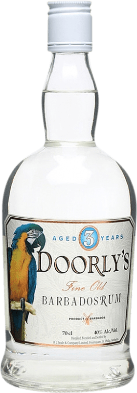 32,95 € 免费送货 | 朗姆酒 Doorly's 巴巴多斯 3 岁 瓶子 70 cl