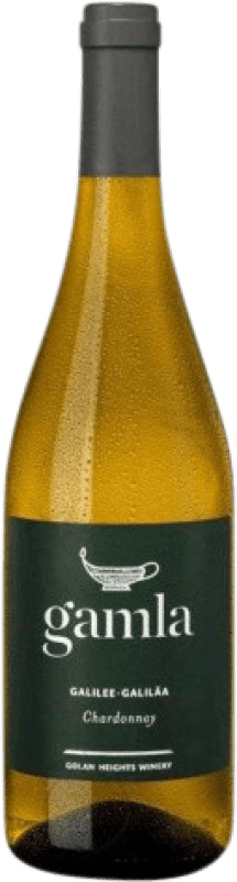 22,95 € Envio grátis | Vinho branco Golan Heights Gamla Blanc Crianza Galilea Israel Chardonnay Garrafa 75 cl