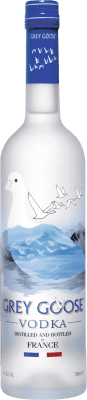 45,95 € Spedizione Gratuita | Vodka Grey Goose Metalic Francia Bottiglia 70 cl
