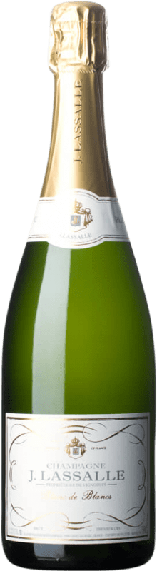 57,95 € Free Shipping | White Sparkling Wine J Lassalle Brut 1er Premier Cru Grand Reserve — Long Barrel-Aged A.O.C. Champagne Champagne France Bottle 75 cl