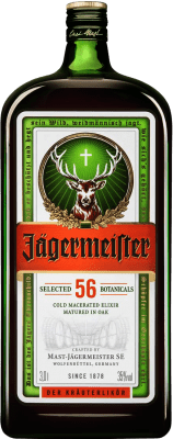 107,95 € 免费送货 | 草药利口酒 Mast Jägermeister 德国 特别的瓶子 3 L