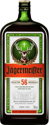 107,95 € 送料無料 | ハーブリキュール Mast Jägermeister ドイツ スペシャルボトル 3 L
