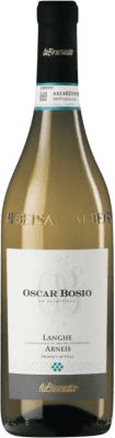 22,95 € Envío gratis | Vino blanco Oscar Bosio Joven D.O.C. Langhe Piemonte Italia Arneis Botella 75 cl