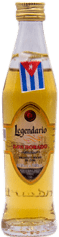 2,95 € Envoi gratuit | Rhum Legendario Dorado — Doré Cuba Mini-Bouteille 5 cl