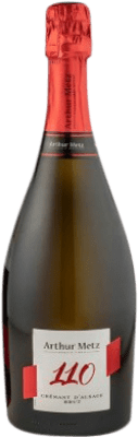 22,95 € Kostenloser Versand | Weißwein Maison Arthur Metz 110 Brut — Herb Reserve — Gereift A.O.C. Crémant d'Alsace Elsass Frankreich Flasche 75 cl